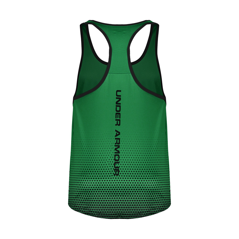 رکابی ورزشی مردانه آندر آرمور مدل Rock PY-1H315 سبز تیره پشت رکابی ورزشی مردانه آندر آرمور مدل Rock PY-1H315 سبز تیره پشت