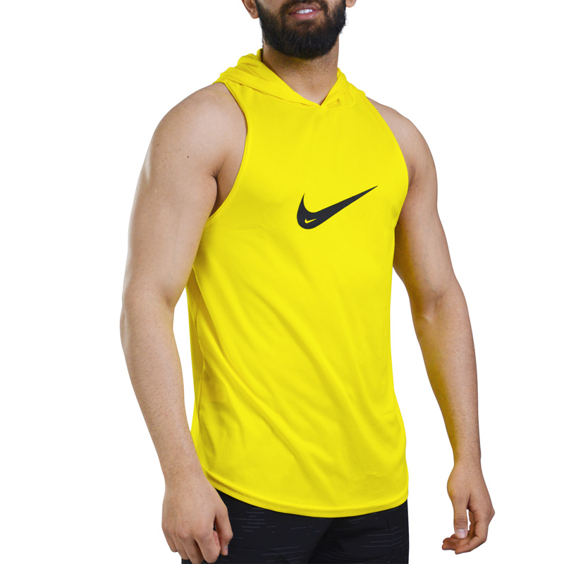 رکابی کلاهدار ورزشی مردانه نایک مدل PY-2A0641 زرد