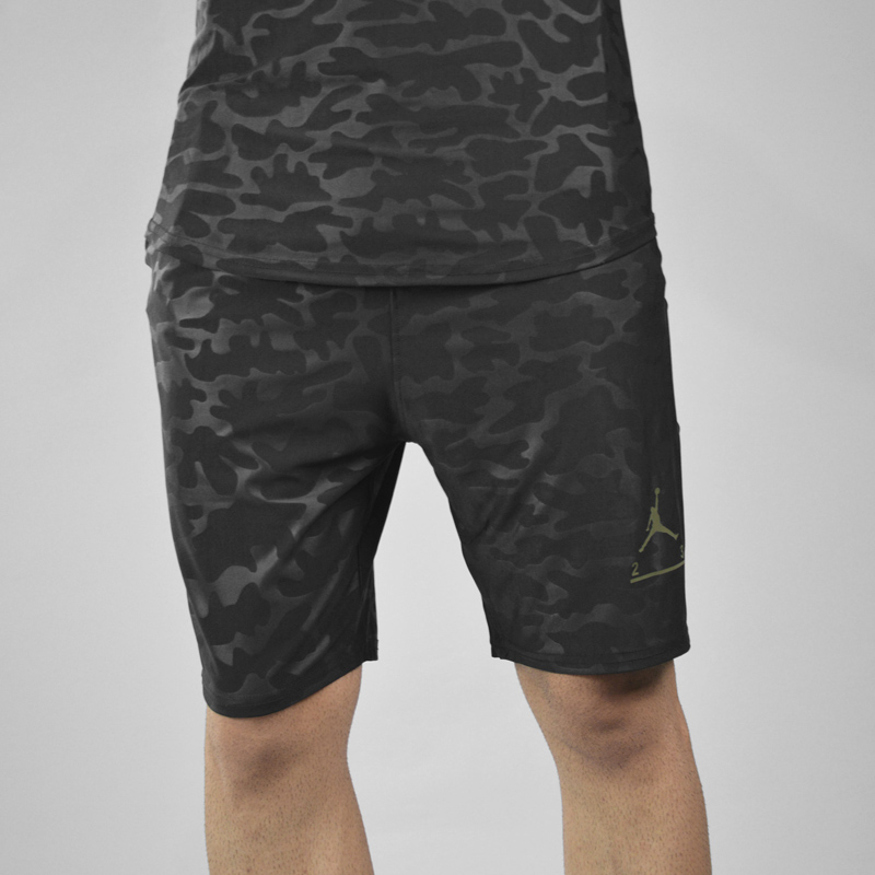 ست رکابی و شلوارک ورزشی مردانه جردن مدل Mub-1074 چریکی مشکی ست رکابی و شلوارک ورزشی مردانه جردن مدل Mub-1074 چریکی مشکی