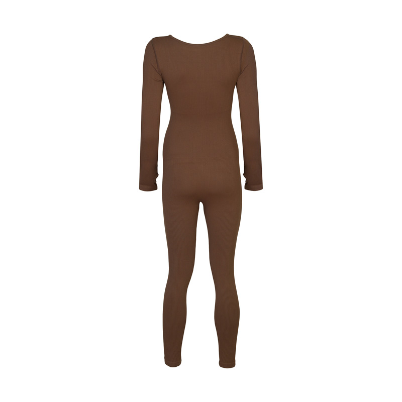 سرهمی ورزشی زنانه مدل CLT6845 قهوه ای پشت سرهمی ورزشی زنانه مدل CLT6845 قهوه ای پشت