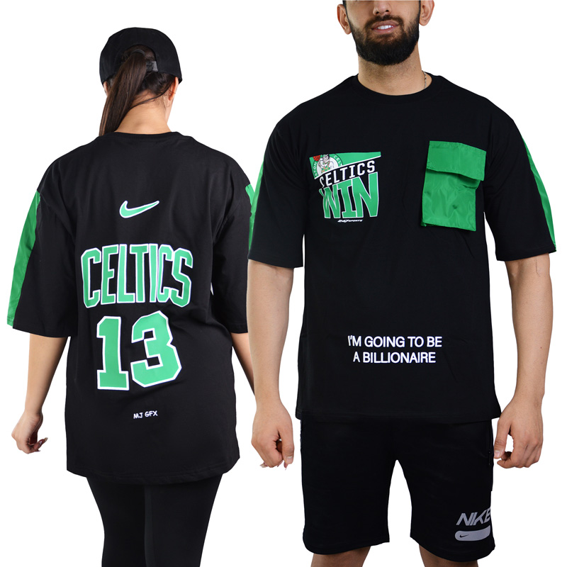 تیشرت اسپرت بوستون سلتیکس مدل SPL-2B1806 مشکی