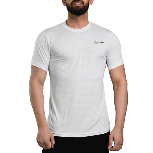 تیشرت ورزشی مردانه نایک مدل DS-2B1776 سفید لایف