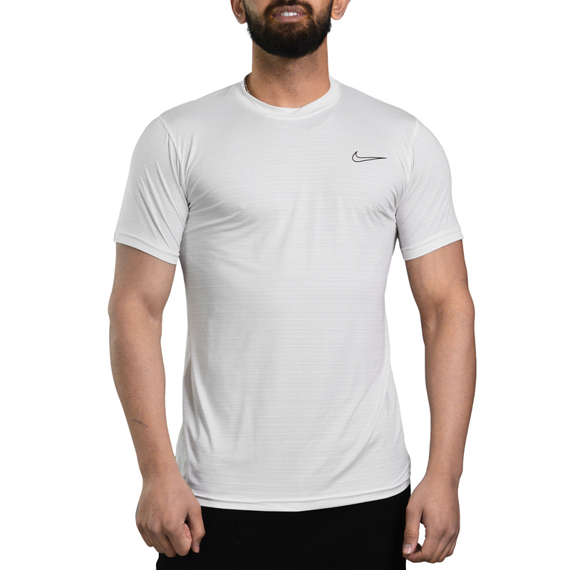 تیشرت ورزشی مردانه نایک مدل DS-2B1776 سفید