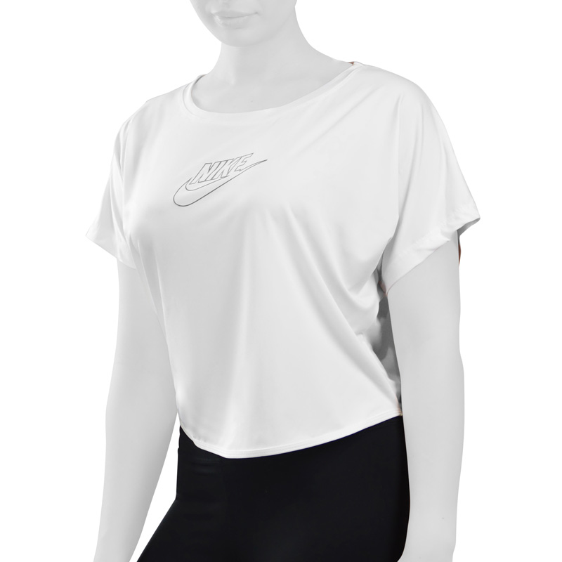 کراپ ورزشی زنانه نایک مدل KRS-2B1781 سفید