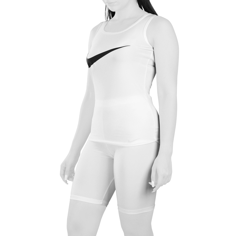 ست تاپ و شلوارک ورزشی زنانه نایک مدل VHD-3C332 سفید