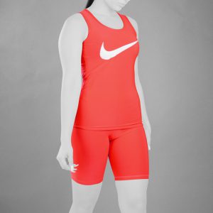 ست تاپ و شلوارک ورزشی زنانه نایک مدل VHD-3C332 نارنجی لایف