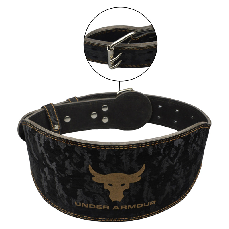 کمربند پاورلیفتینگ و بدنسازی آندر آرمور عرض سگک 10cm مدل ELM-Rock 403A340 مشکی سگکی