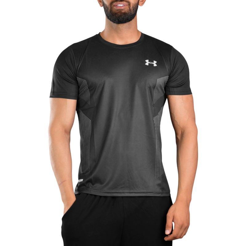 تیشرت ورزشی مردانه آندر آرمور مدل Heat Gear-7031 مشکی