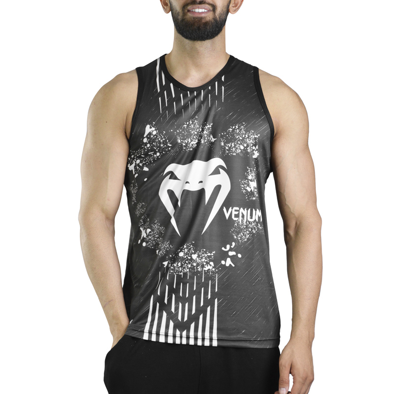 رکابی ورزشی مردانه ونوم مدل SS-3D627 سفید مشکی