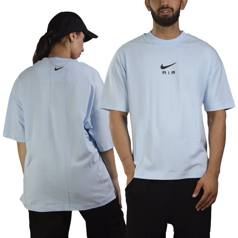 تیشرت اسپرت نایک مدل CNA-DRI FIT-3D432 آبی روشن