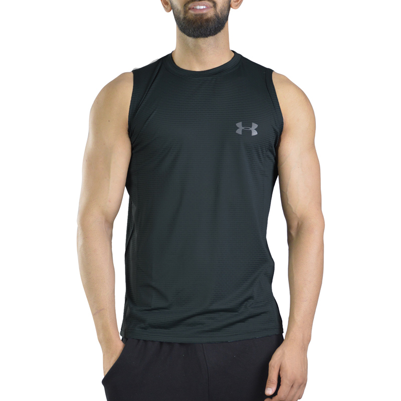 رکابی ورزشی مردانه آندر آرمور مدل GMS-3D617 طوسی تیره