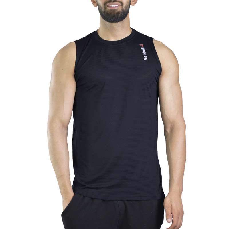 رکابی ورزشی مردانه ریباک مدل GMS-3D612 سرمه ای