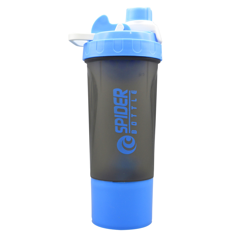 شیکر ورزشی دو تیکه اسپایدر باتل مدل Ebi-Smoky دودی درب پیجی ظرفیت 0.7 لیتر