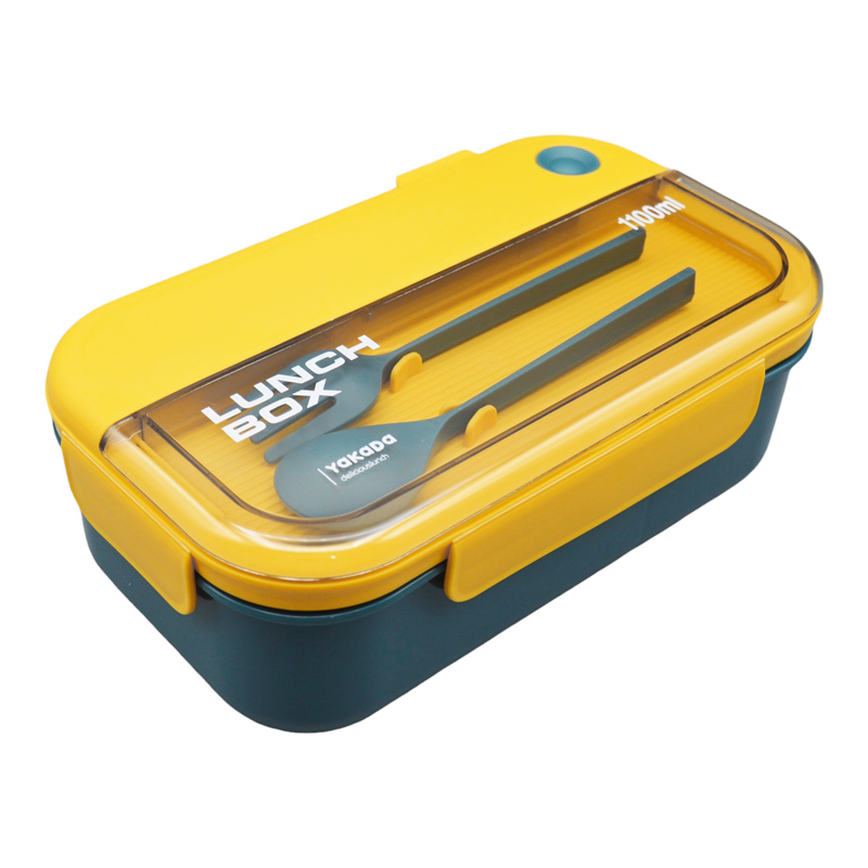 ظرف غذا لانچ باکس مدل 2Box-Yakada ظرفیت 1.1 لیتر