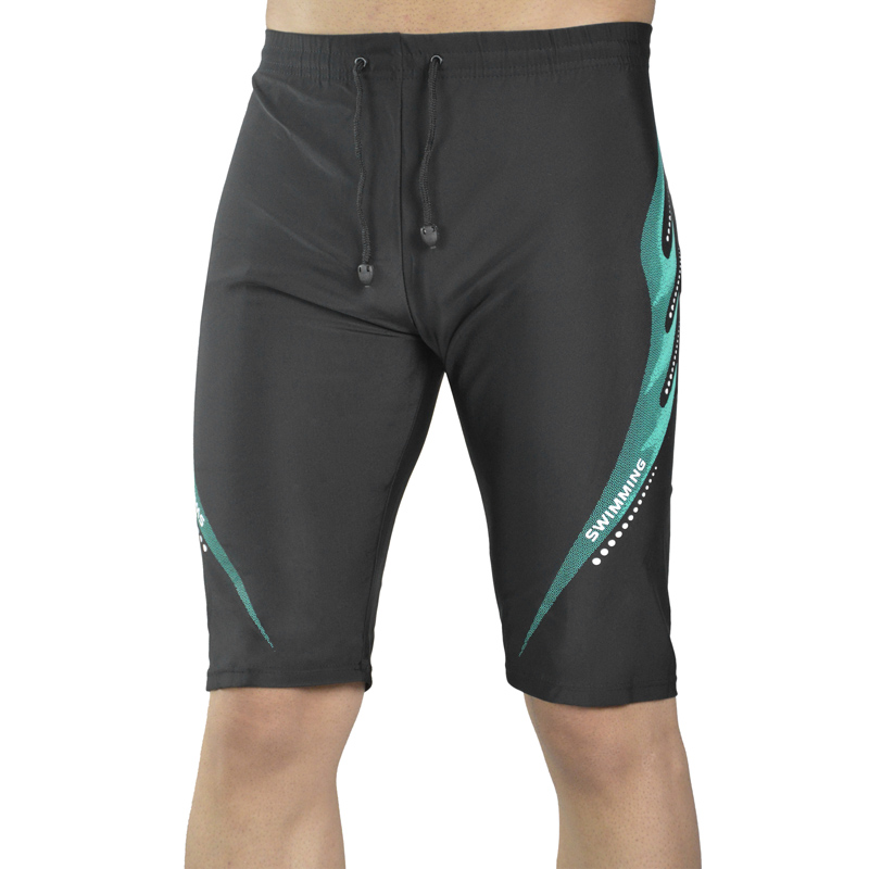 مایو شنا مردانه مدل Mansibei-039 مشکی سبز