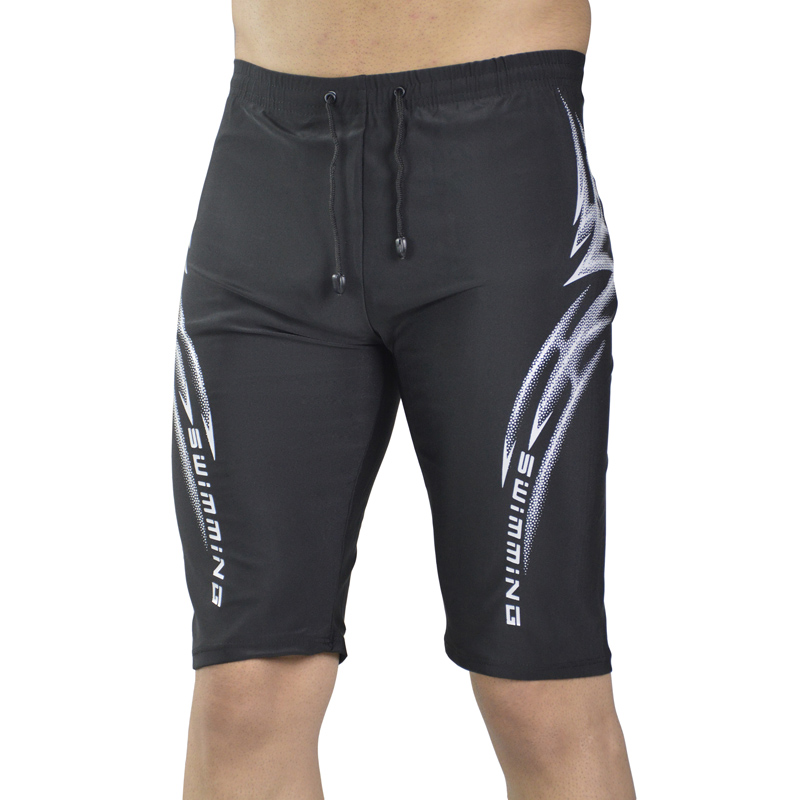 مایو شنا مردانه مدل Mansibei-050 مشکی سفید