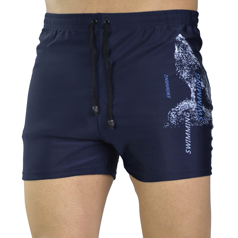 مایو شنا مردانه مدل Mansibei-6679 سرمه ای