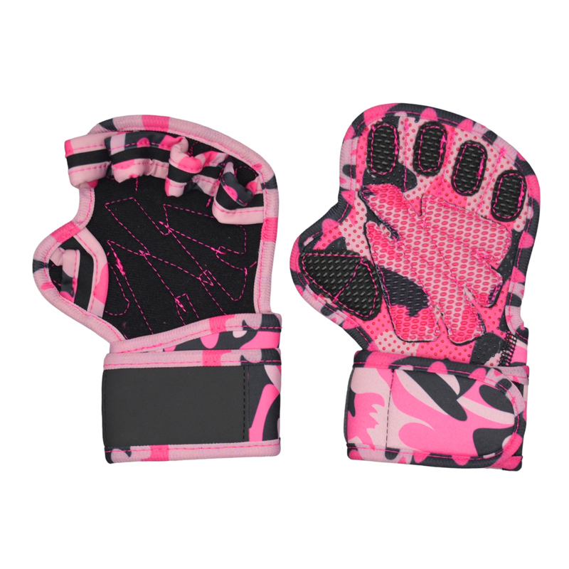 مچبند و محافظ کف دست بدنسازی مدل 403D840 چریکی صورتی پشت مچبند و محافظ کف دست بدنسازی مدل 403D840 چریکی صورتی پشت