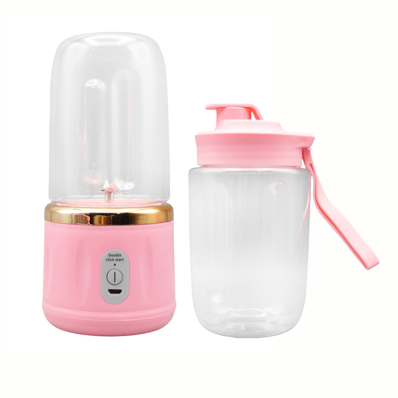 مینی مخلوط کن شارژی مولتی فانکشن شش تیغه مدل HP-22 ظرفیت 0.4 لیتر بهمراه قمقمه