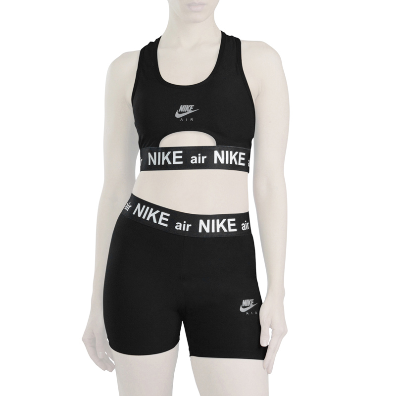 ست نیم تنه و کشاله بند ورزشی زنانه نایک مدل VHD-3E792 مشکی