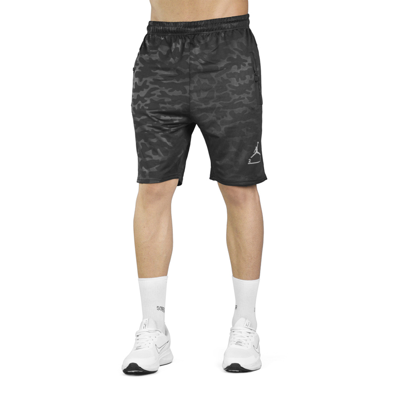 شلوارک ورزشی مردانه جردن مدل MUB-5411 چریکی مشکی