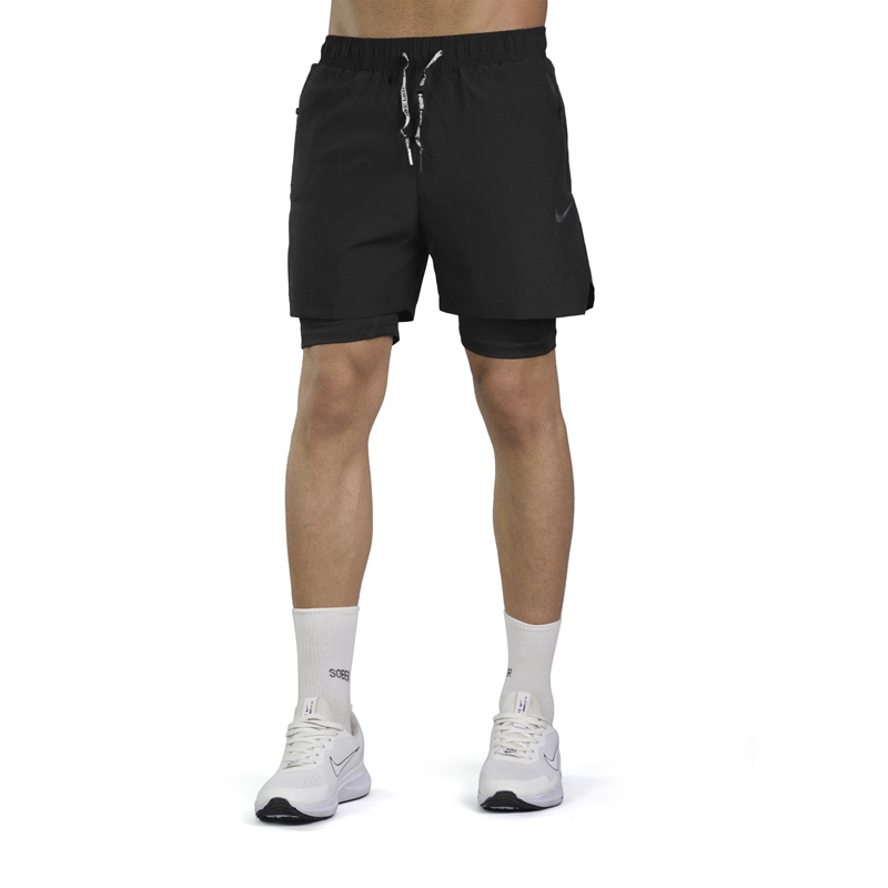 شلوارک کشاله دار ورزشی مردانه نایک مدل 9611 مشکی