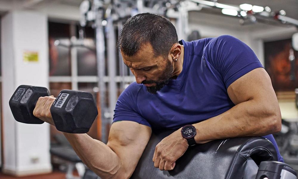 ورزش با دمبل در خانه