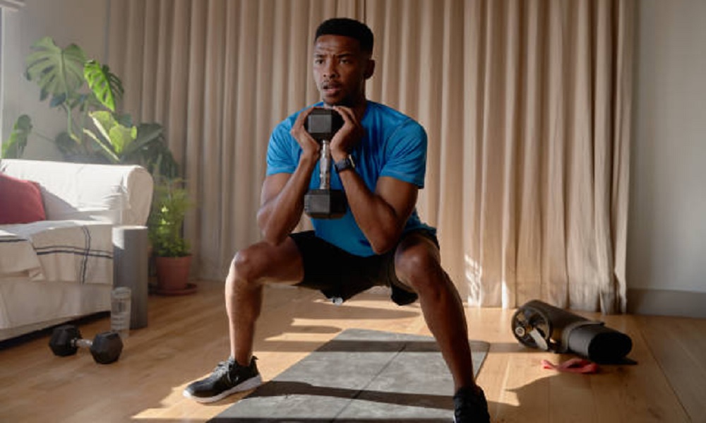 ورزش با دمبل در خانه