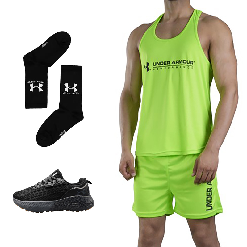 پکیج ست ورزشی مردانه آندرآرمور رایبد مدل GS-9763