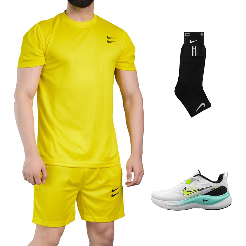 پکیج ست ورزشی مردانه نایک رامسین مدل GS-9757