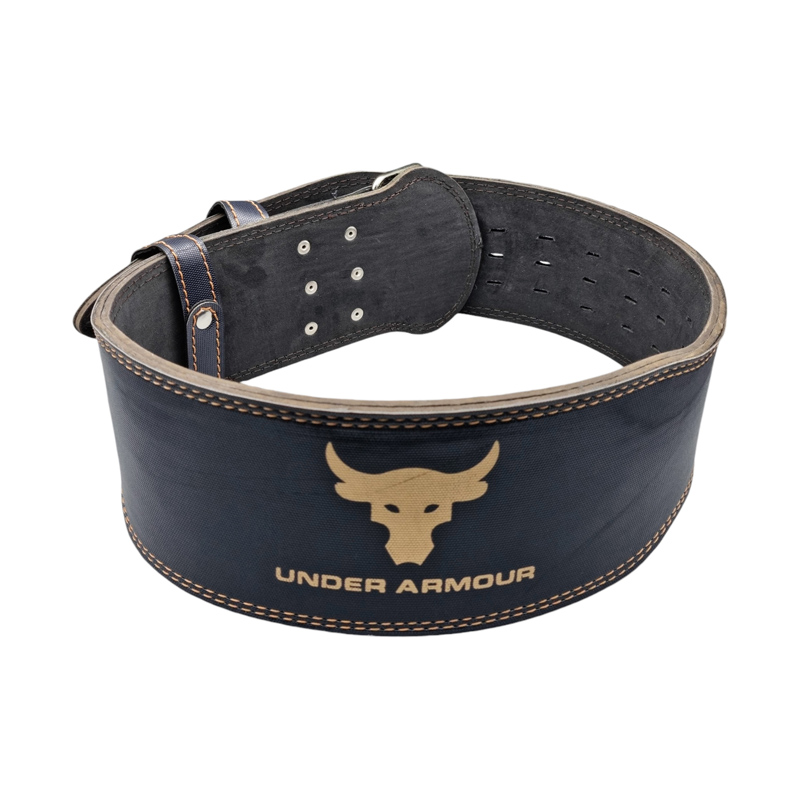 کمربند سوپر پاورلیفتینگ و بدنسازی آندر آرمور عرض سگک 10cm مدل ELM-Rock 403E1060 سرمه ای سگکی