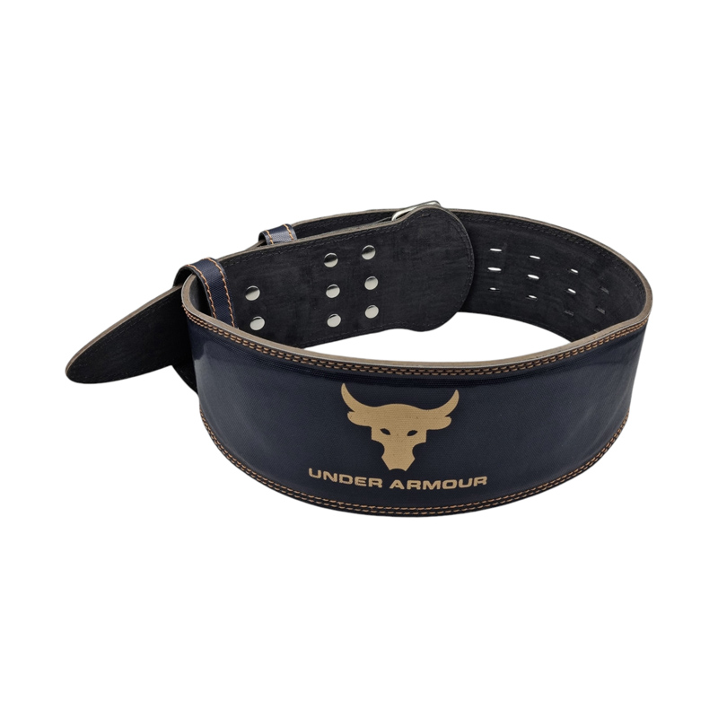 کمربند پاورلیفتینگ و بدنسازی آندر آرمور عرض سگک 10cm مدل ELM-Rock 403E1070 سرمه ای سگکی