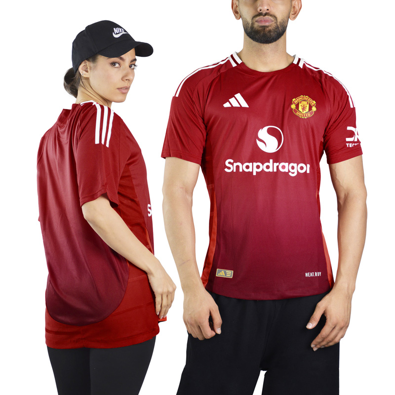 تیشرت فوتبالی پلیری منچستر یونایتد مدل Adidas-Heat RDY-9595 قرمز