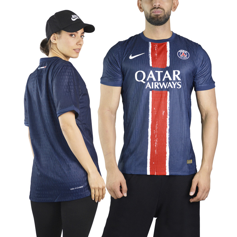 تیشرت فوتبالی پلیری پاری سن ژرمن مدل Nike-Dri Fit-496 سرمه ای