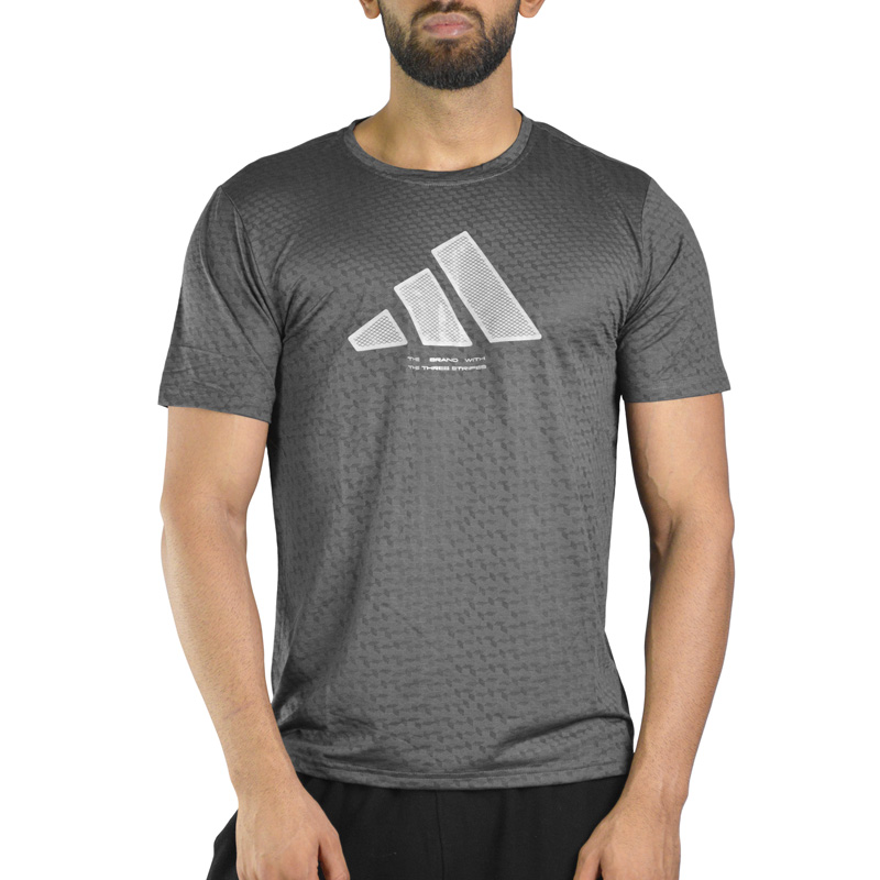 تیشرت ورزشی مردانه آدیداس مدل P95985 طوسی تیره