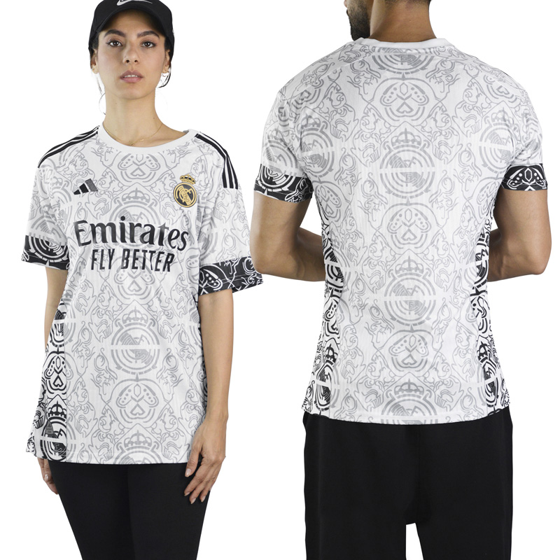 تیشرت فوتبالی پلیری رئال مادرید مدل Adidas-Heat RDY-6702سفید