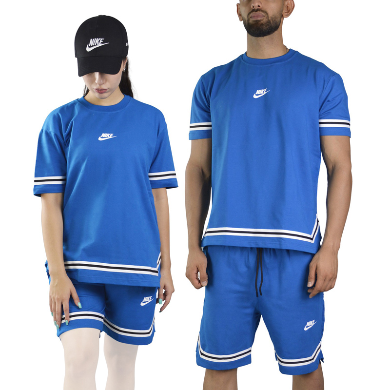ست تیشرت و شلوارک اسپرت  نایک مدل CMP-Dri Fit-3F0962 آبی