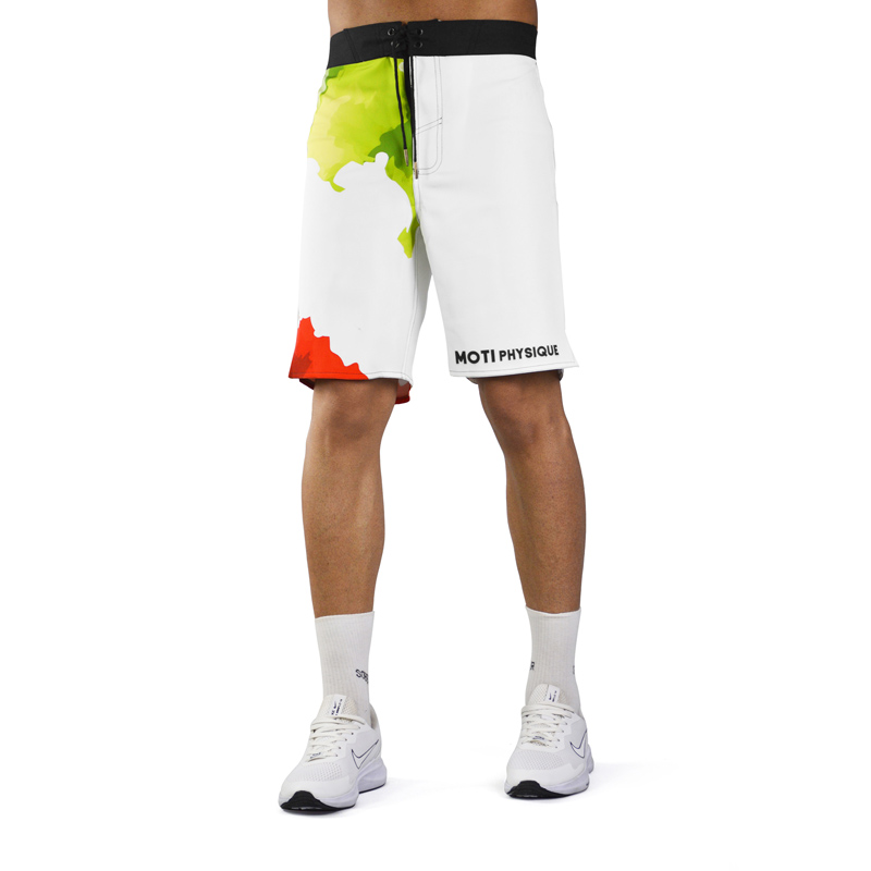 شلوارک فیزیک بدنسازی مردانه موتی مدل MTP-3F0902 سفید