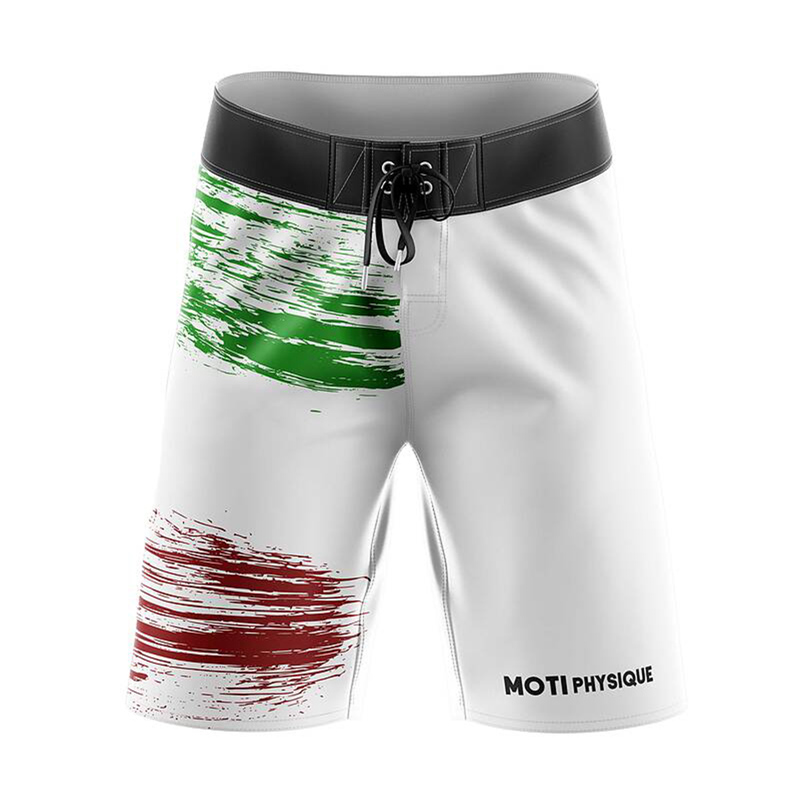 شلوارک فیزیک بدنسازی مردانه موتی مدل MTP-3F0912 سفید