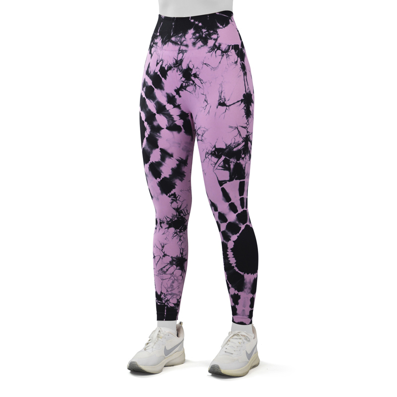 لگ سیملس ورزشی زنانه مدل G0017 بنفش روشن