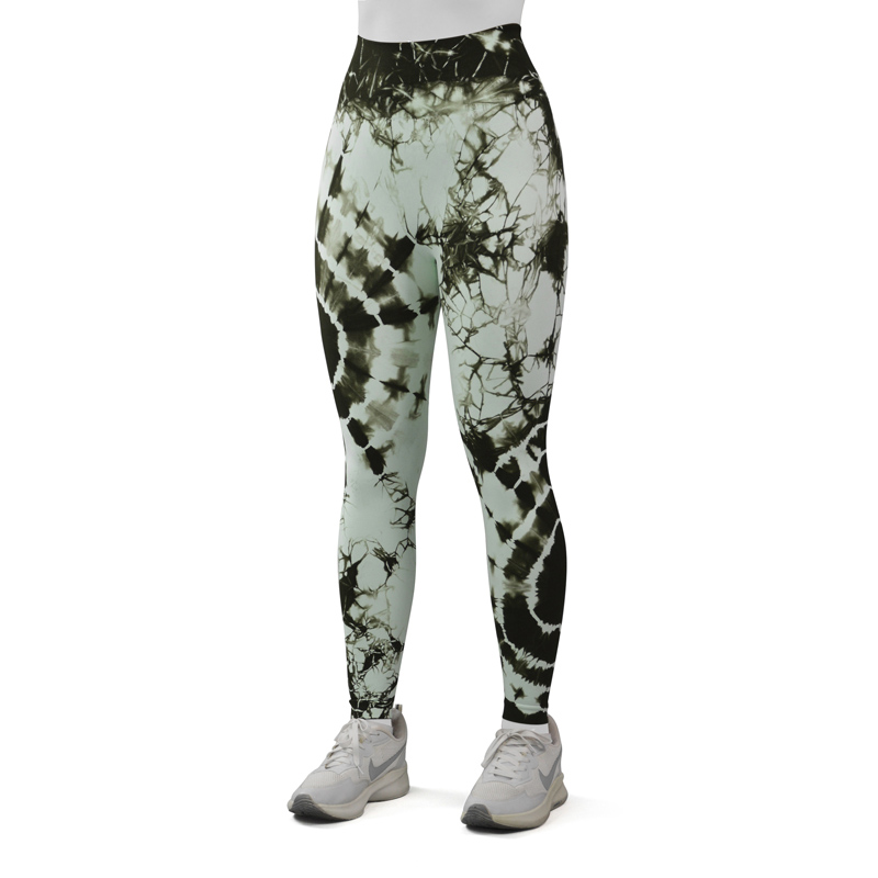 لگ سیملس ورزشی زنانه مدل G0017 سبز آدامسی