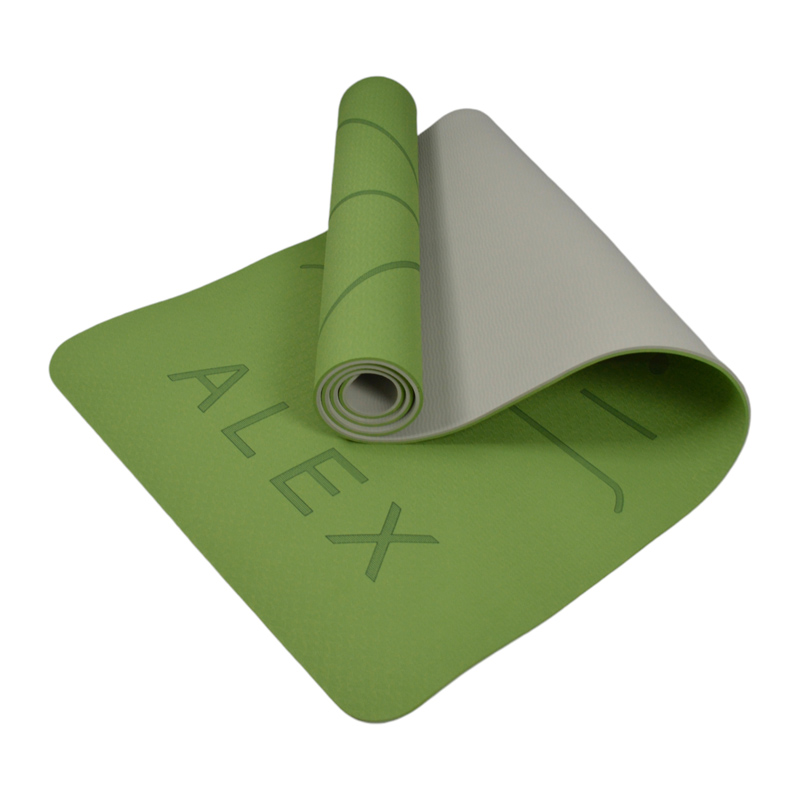 مت یوگا و پیلاتس فاکسی الکس مدل Flagstone ضخامت 8 میلی متر کاور دار