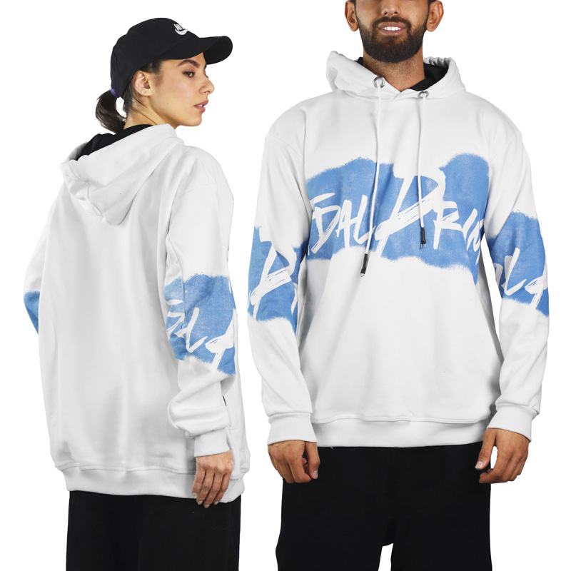 هودی اسپرت تی درام مدل SPL-3F1012 سفید