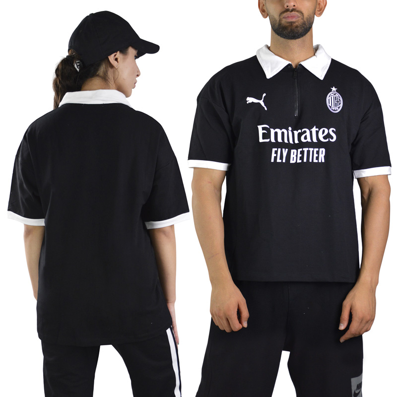 پولوشرت نیم زیپ اسپرت آث میلان مدل CMP-Puma 3E832 مشکی