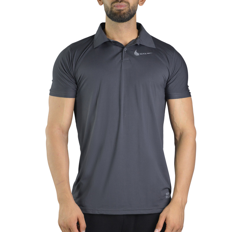 پولوشرت ورزشی مردانه نایک مدل DKS-3F0947 طوسی تیره