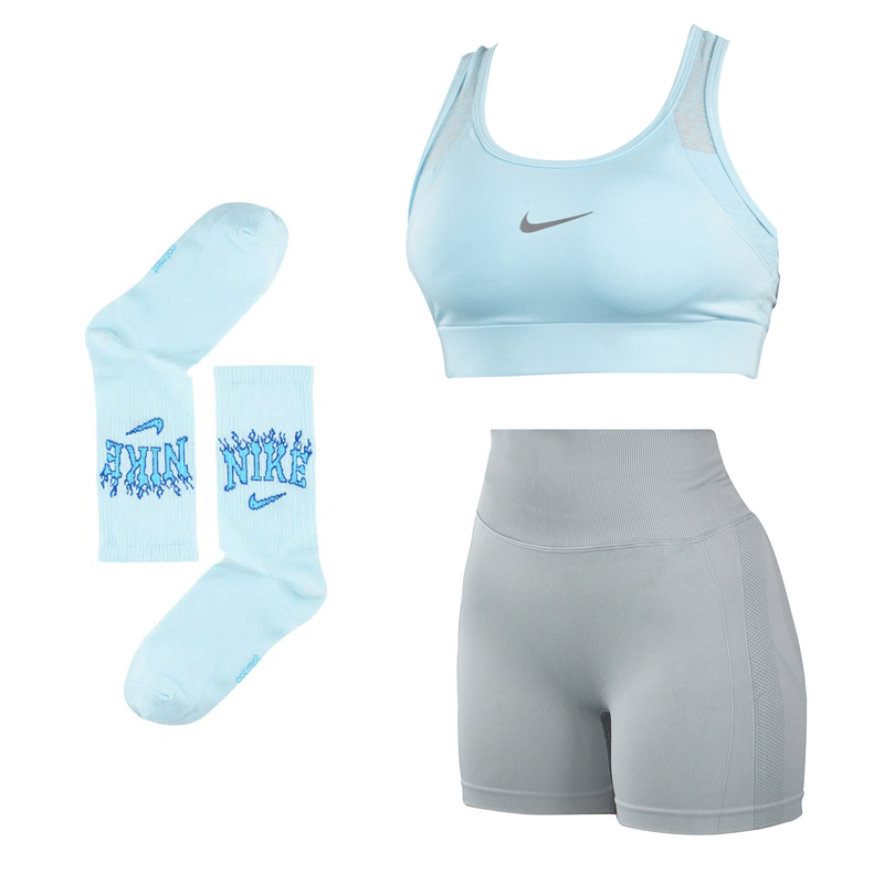 پکیج ست ورزشی زنانه نایک ایل ماه مدل GS-9843