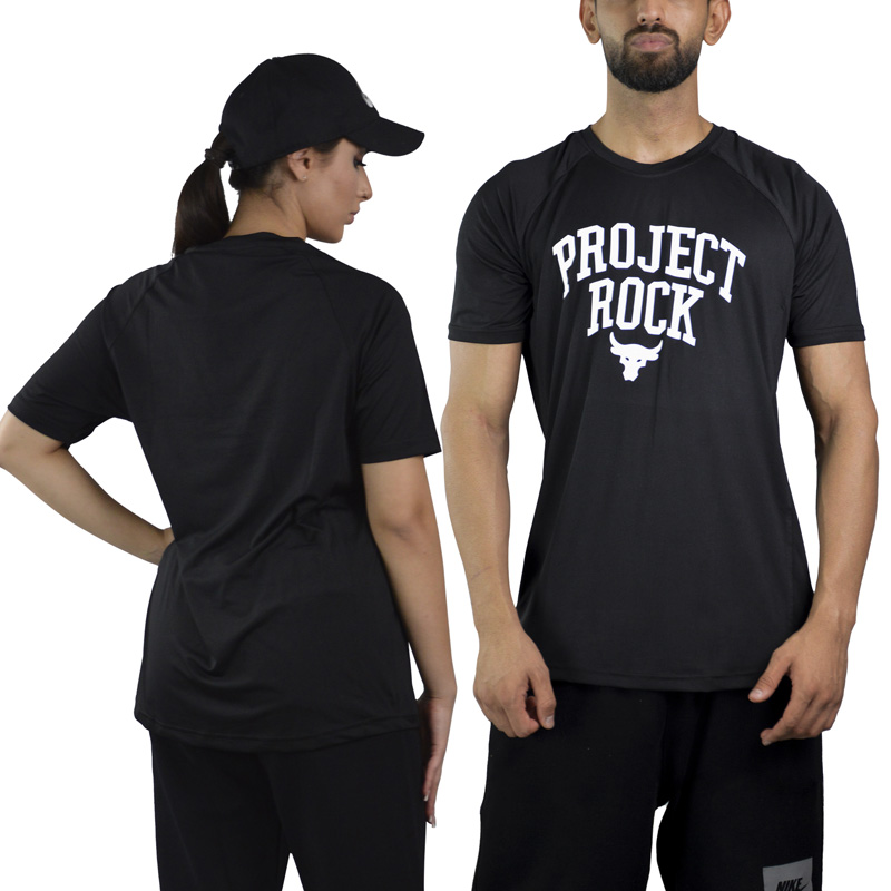 تیشرت ورزشی اسپرت آندر آرمور مدل HS-Rock-357 مشکی