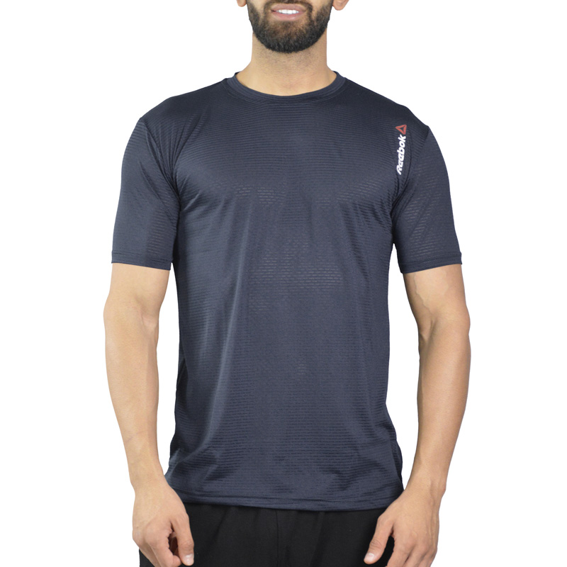 تیشرت ورزشی مردانه ریباک مدل GMS-3G1292 سرمه ای