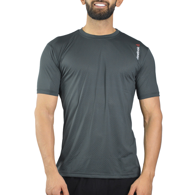 تیشرت ورزشی مردانه ریباک مدل GMS-3G1292 طوسی