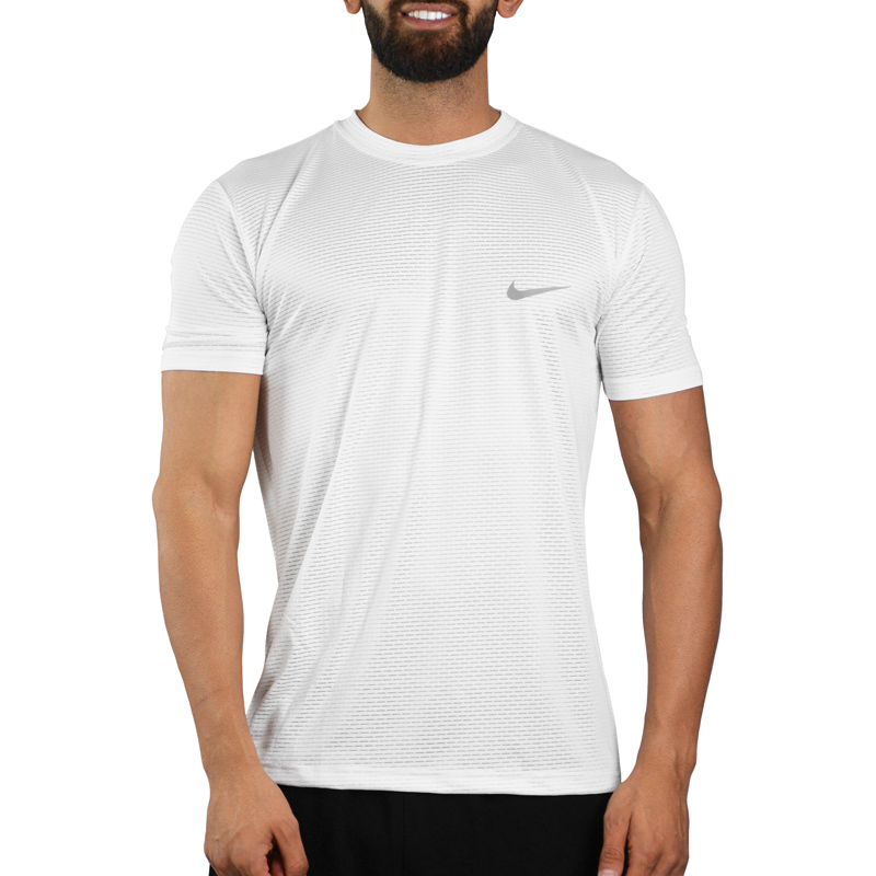 تیشرت ورزشی مردانه نایک مدل GMS-Dri Fit-3G1307 سفید